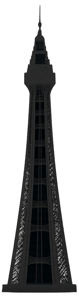 Blackpool Tower Silhouette